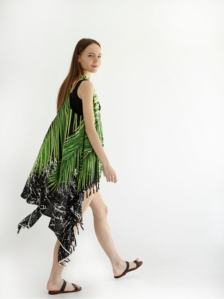 PALMA BLACK pareo vest
