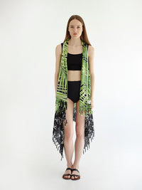 PALMA BLACK pareo vest