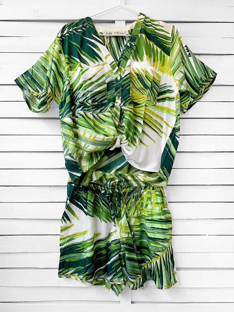 PALMA cropped shirt