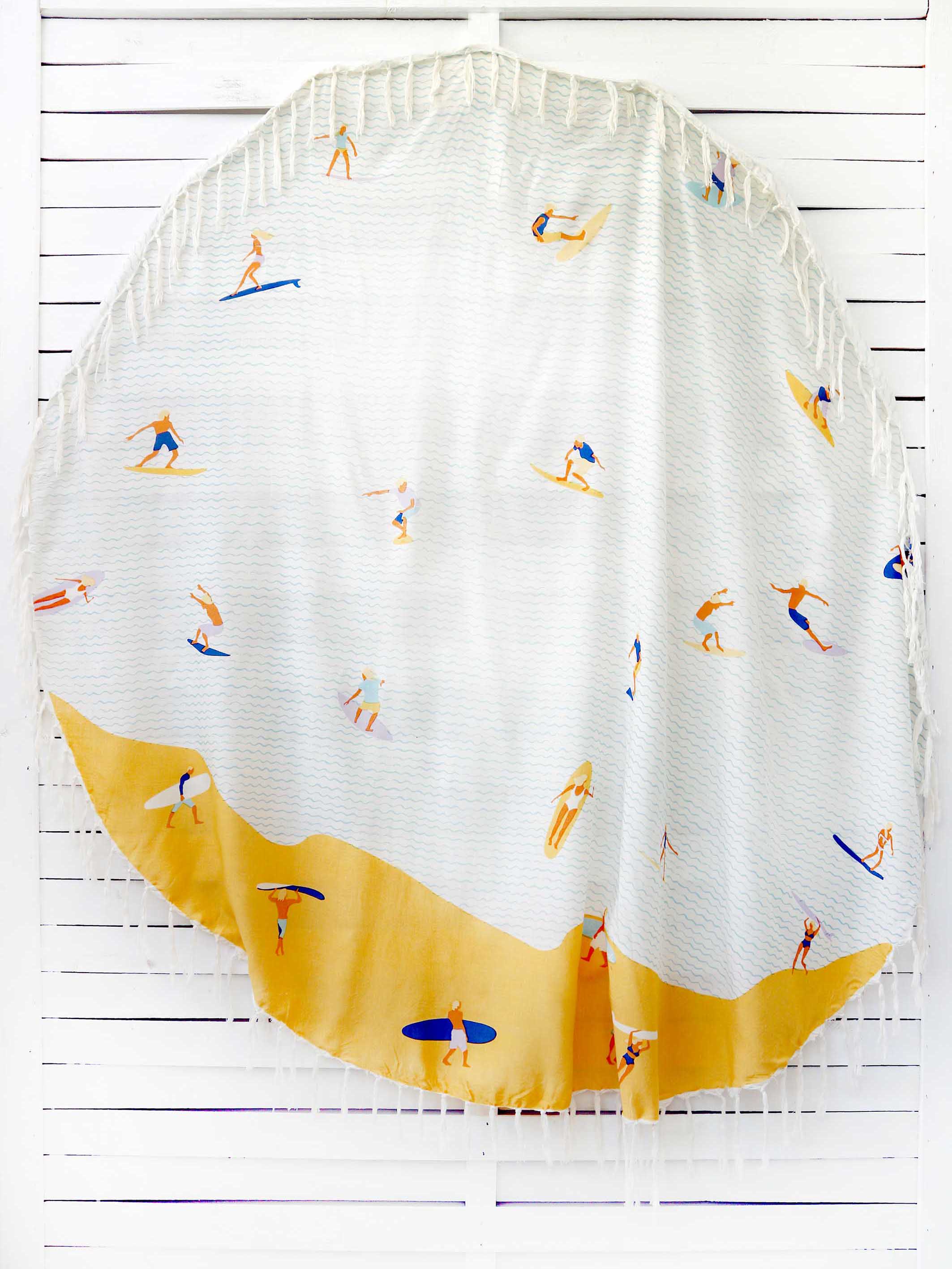 SURF DAY circular pareo sarong