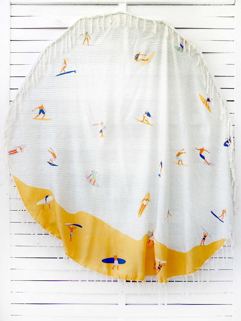SURF DAY circular pareo sarong