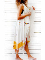 SURF DAY circular pareo vest