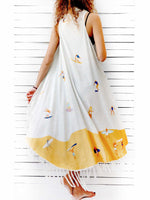 SURF DAY circular pareo vest