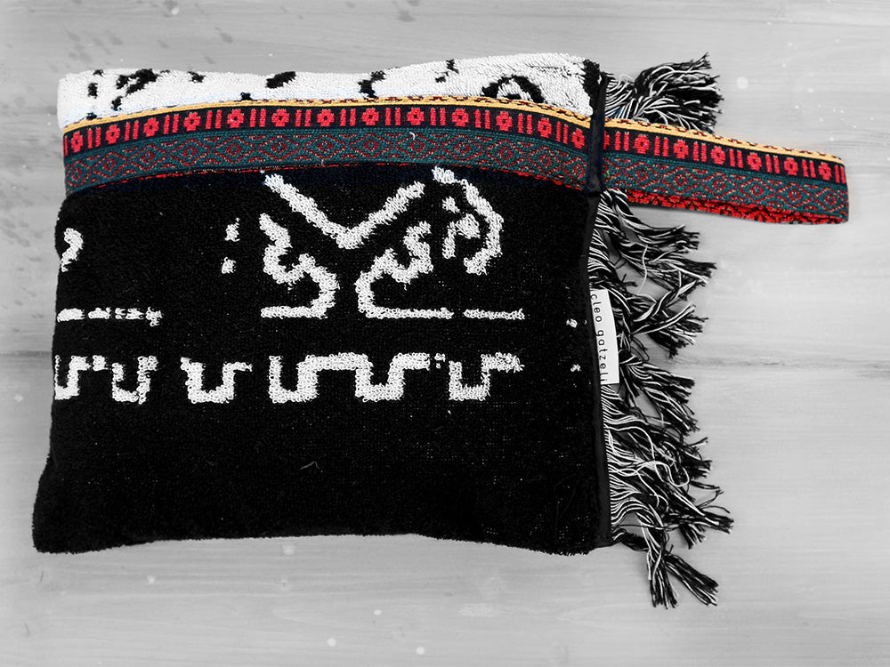 BUKHARA terry clutch bag