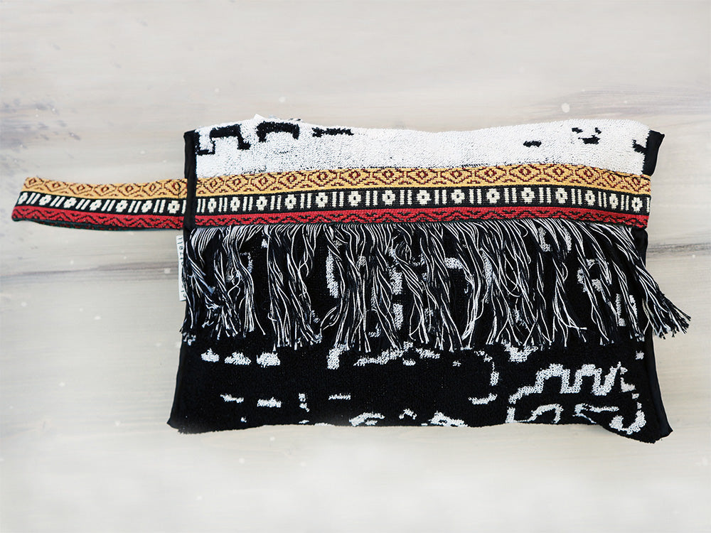 BUKHARA terry clutch bag