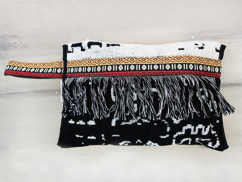 BUKHARA terry clutch bag