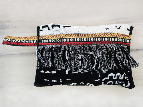 BUKHARA terry clutch bag