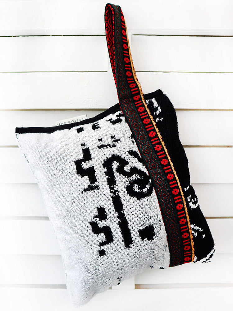 BUKHARA terry clutch bag