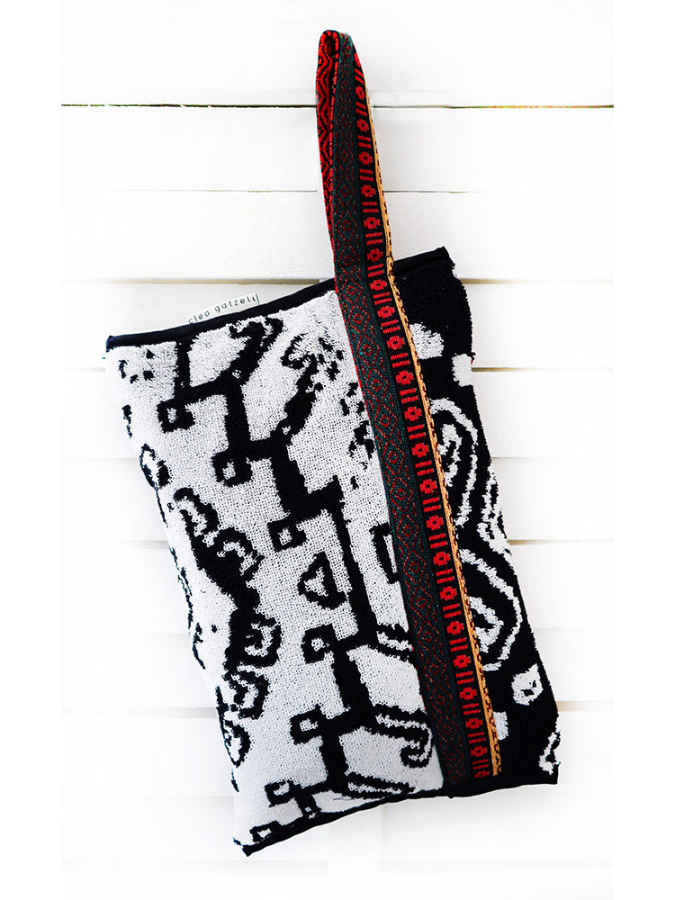 BUKHARA terry clutch bag