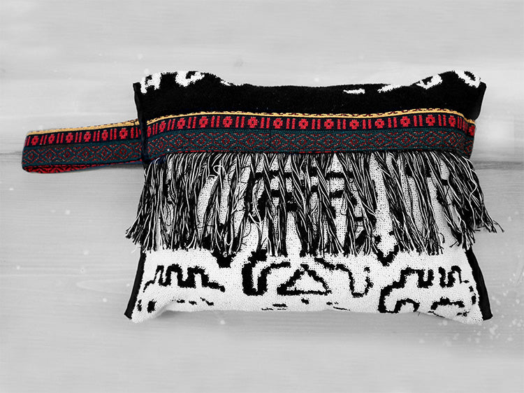 BUKHARA terry clutch bag