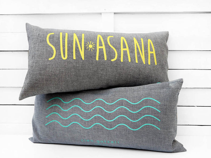 SUNASANA beach pillow