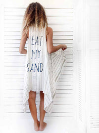 EAT MY SAND duster vest