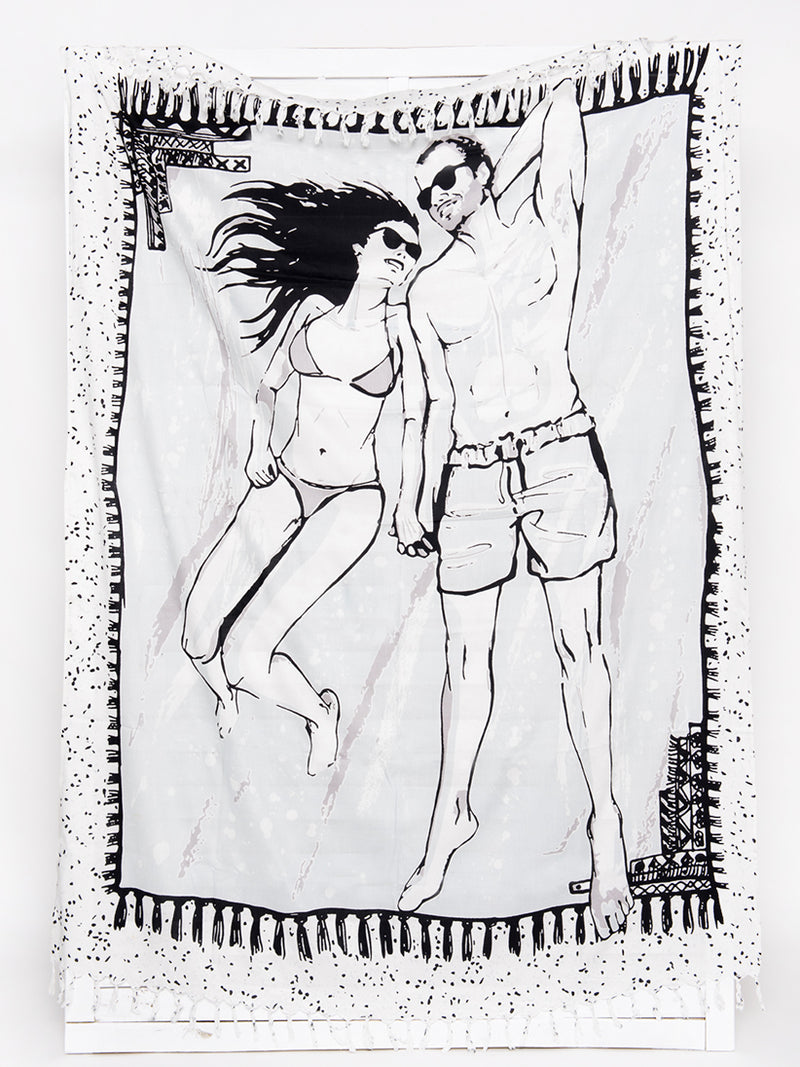 US TWO large pareo *premium design*