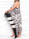 ALL WE NEED IS BEACH pareo vest