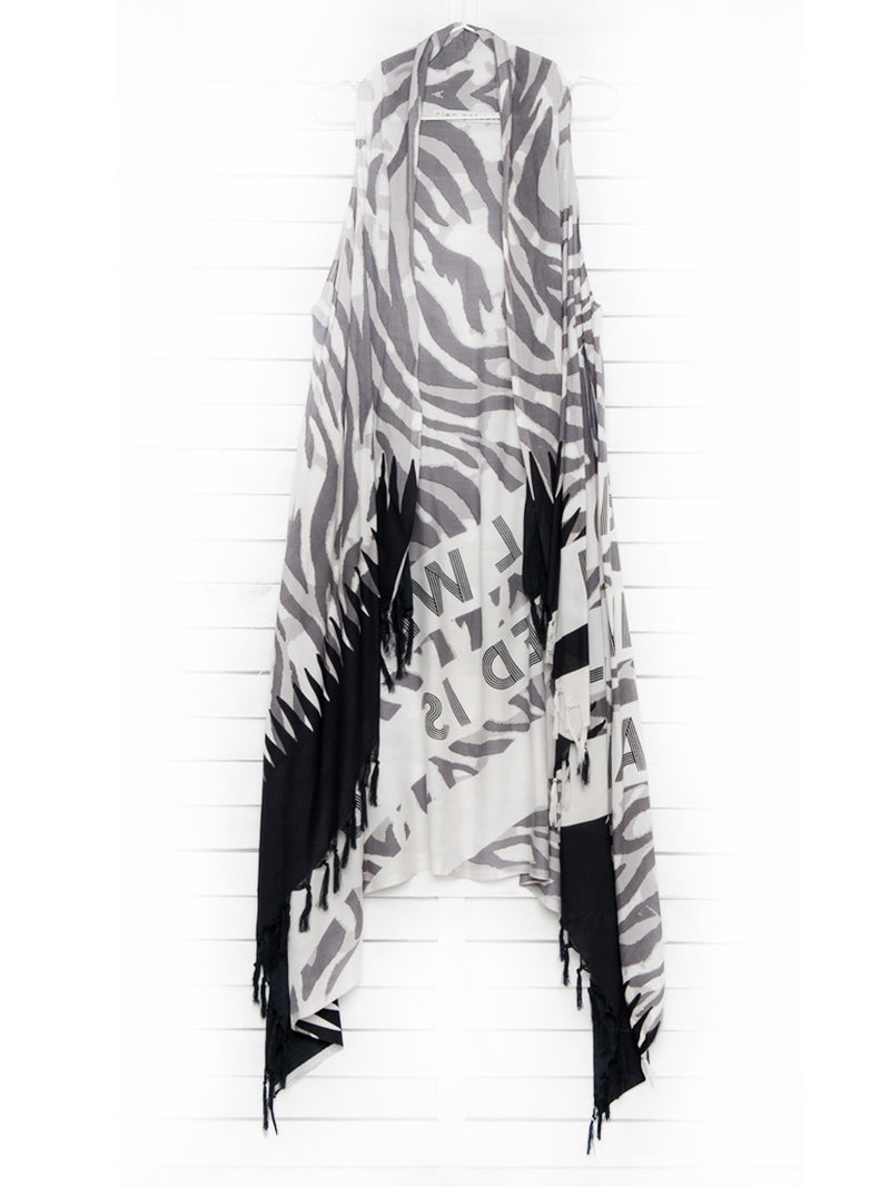 ALL WE NEED IS BEACH pareo vest