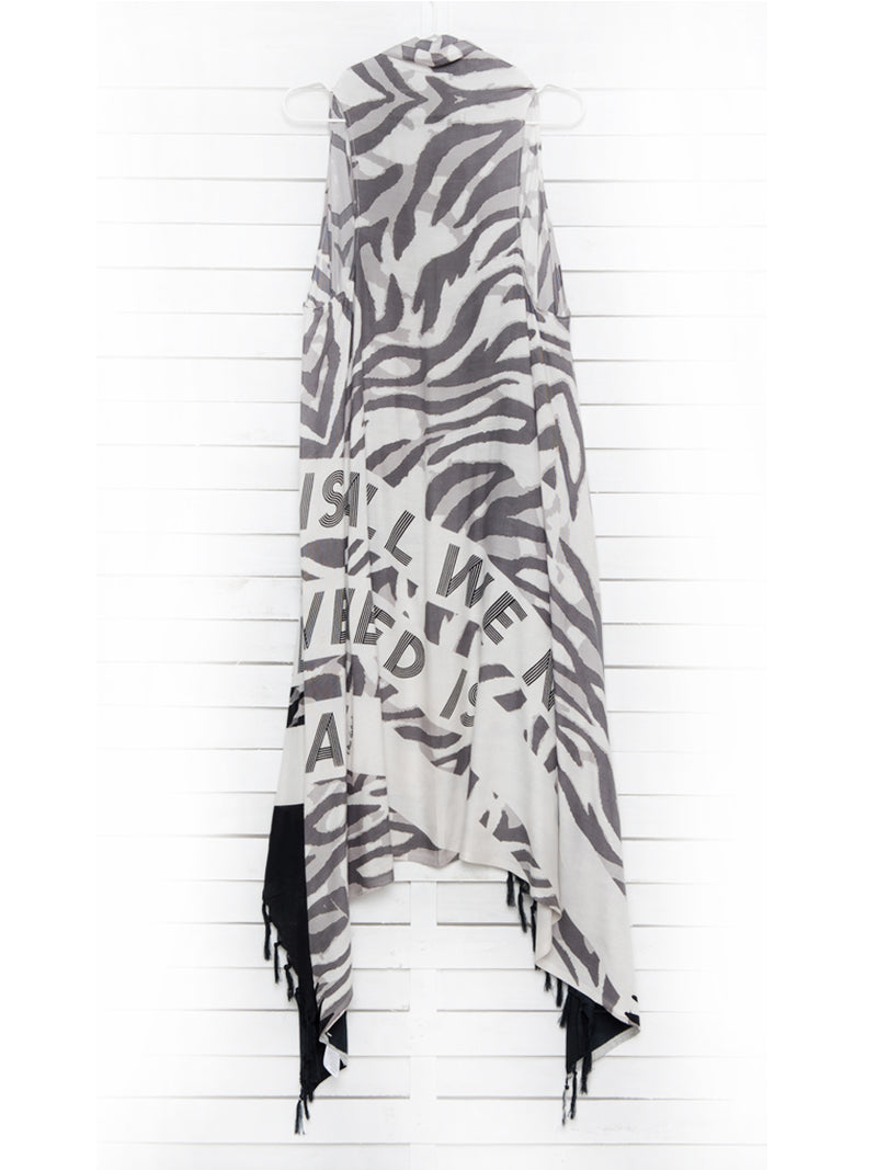 ALL WE NEED IS BEACH pareo vest