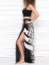 ALL WE NEED IS BEACH maxi pareo skirt