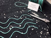 SUMMER NIGHT hand dyed peshtowel