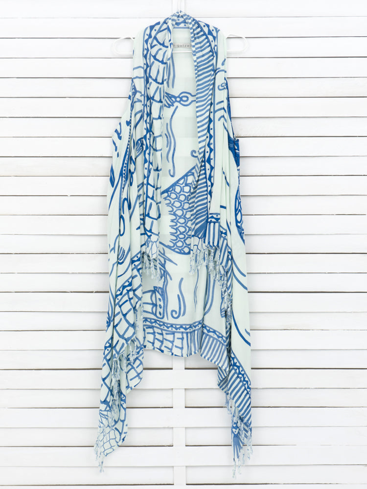 HELLO SAILOR pareo vest