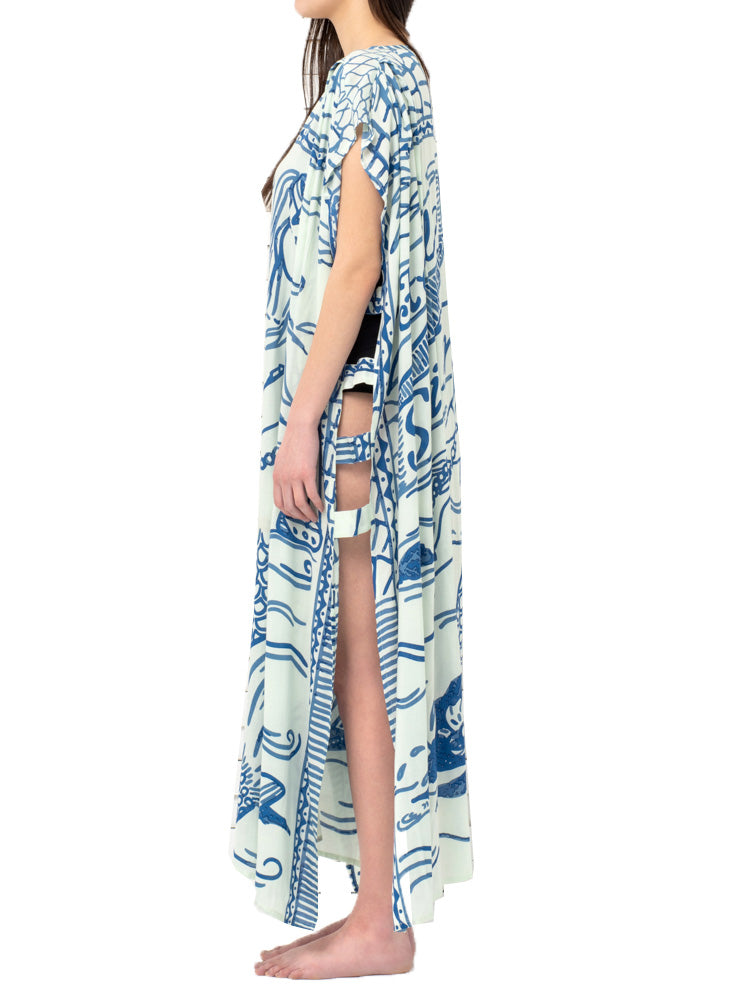 HELLO SAILOR maxi open caftan