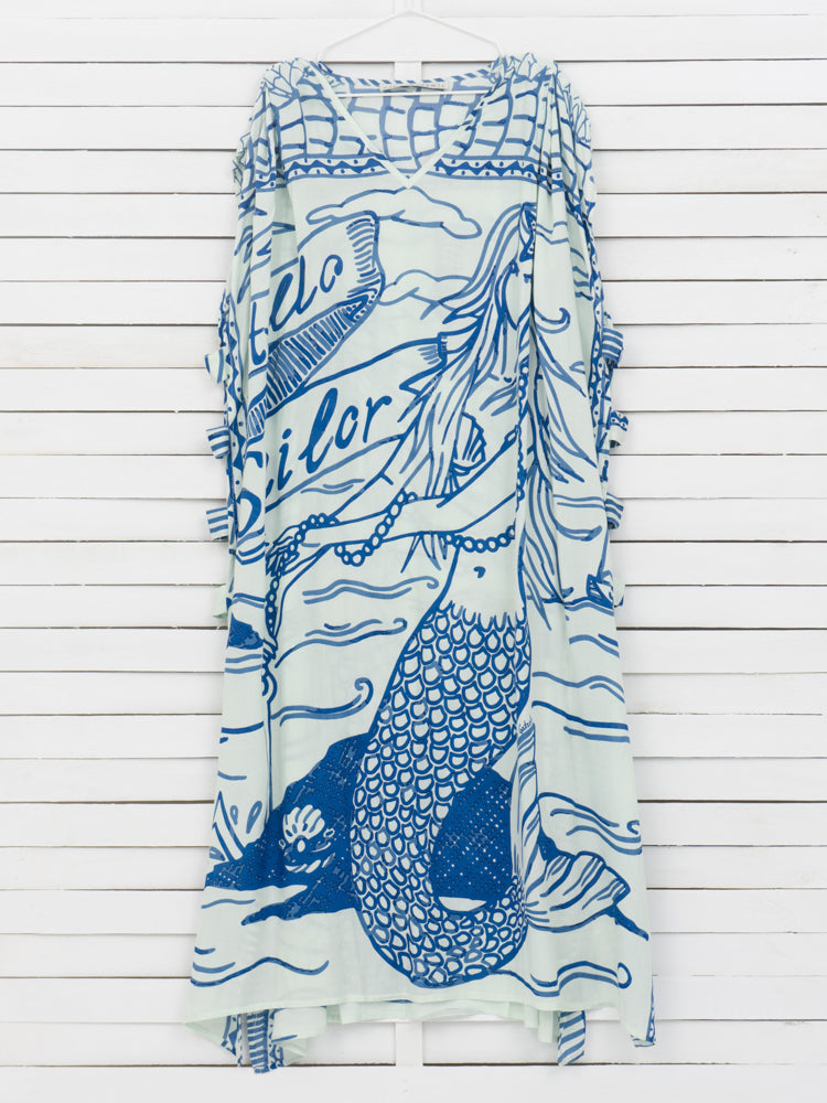 HELLO SAILOR maxi open caftan