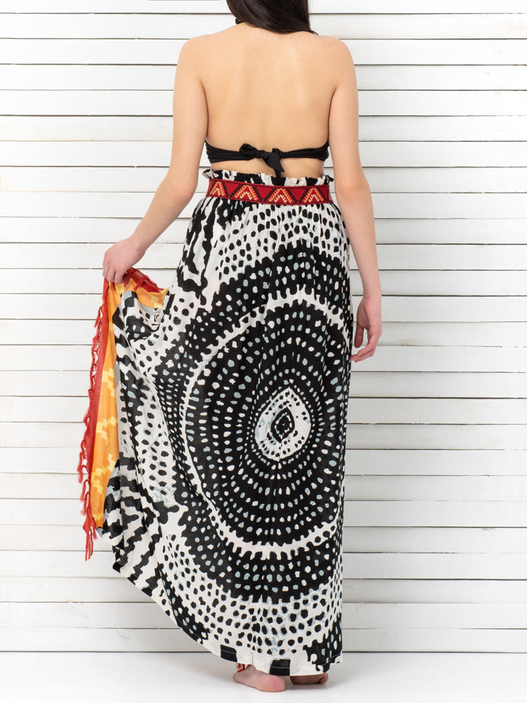AFRICULT maxi pareo skirt