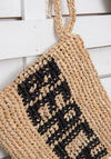 BEACH woven straw clutch