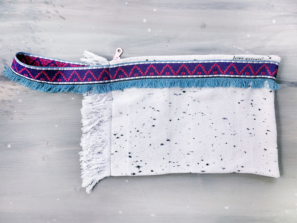 SUMMER NIGHT terry clutch bag