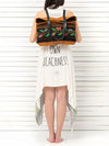 FOLKFLORAL tote backpack