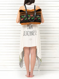 FOLKFLORAL tote backpack