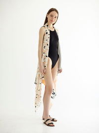 BE A LITTLE WILD pareo vest