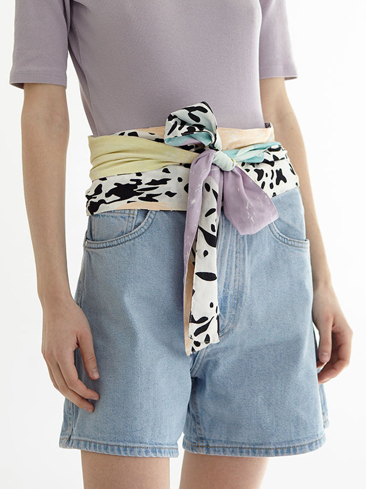 RAINBOW waist tie belt
