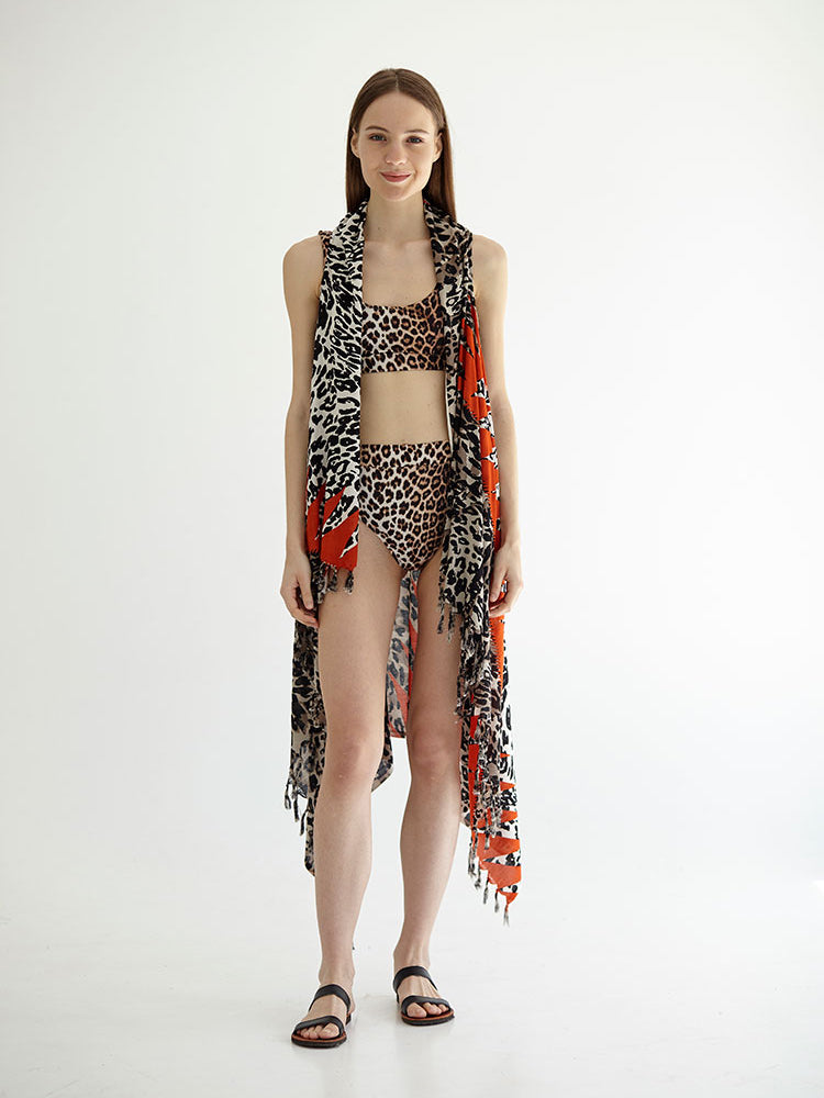 CHEETAH pareo vest