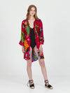 ALEBRIJES boyfriend shirt dress