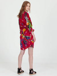 ALEBRIJES boyfriend shirt dress