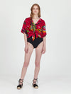 ALEBRIJES cropped shirt