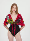 ALEBRIJES tie front top