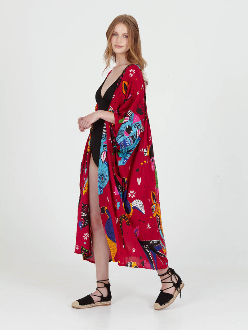 ALEBRIJES loose shirt dress