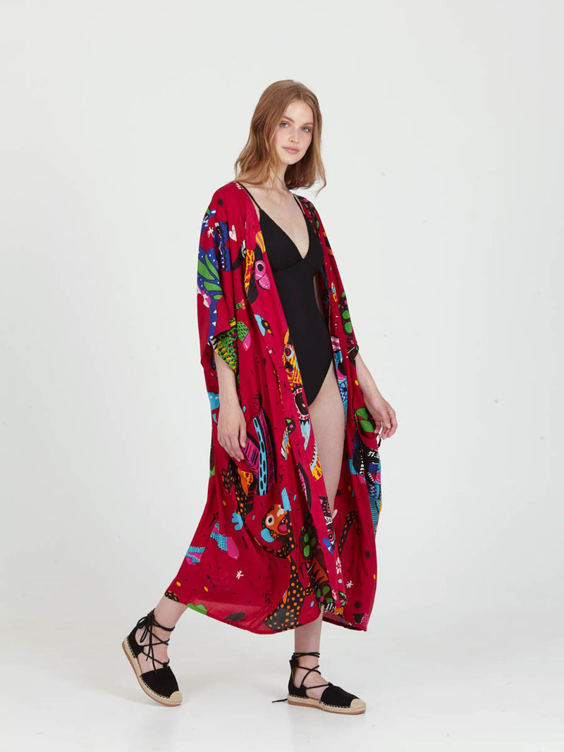 ALEBRIJES loose shirt dress