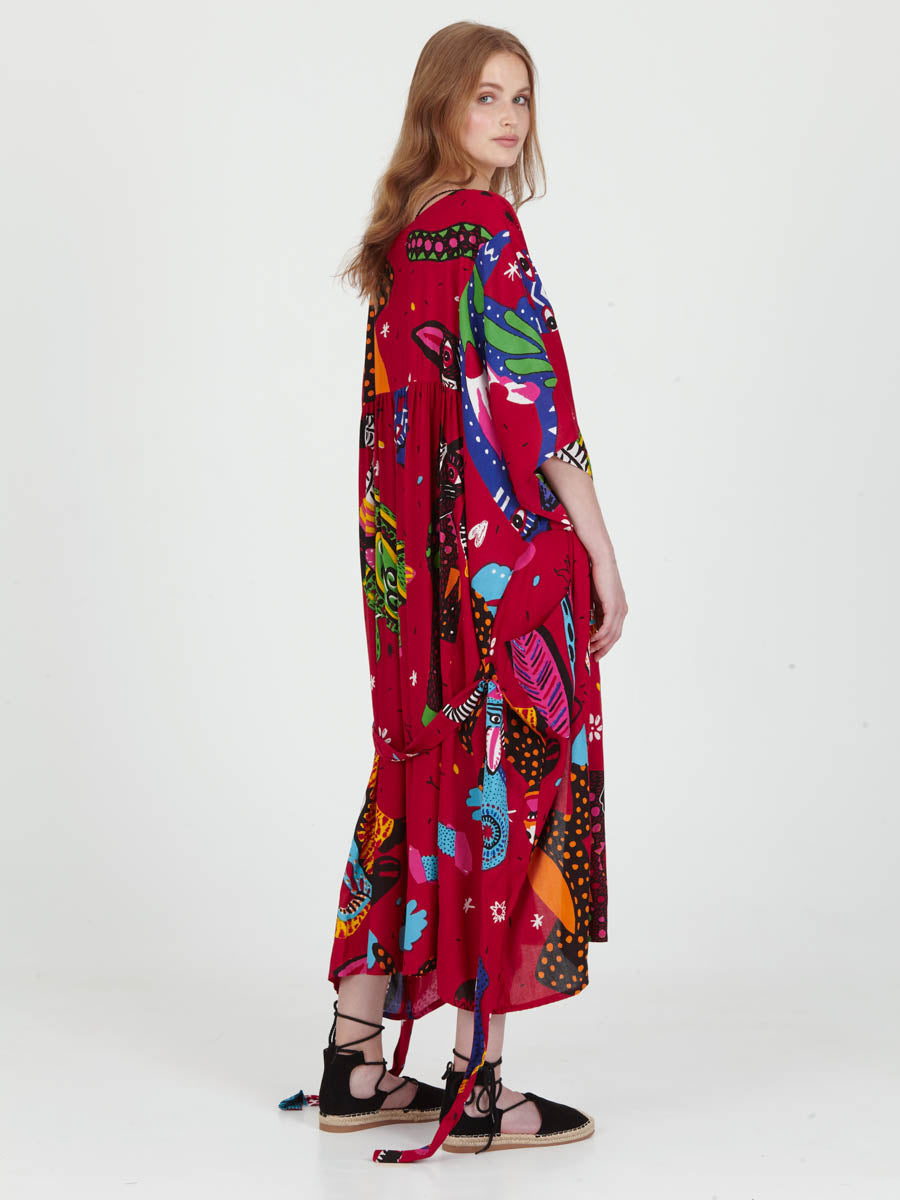 ALEBRIJES loose shirt dress