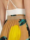 SIESTA midi skirt with extra band on waist back