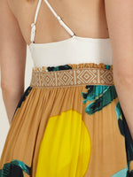 SIESTA maxi skirt with extra band on waist back