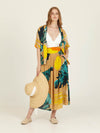 SIESTA midi skirt with extra band on waist back