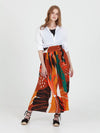 LILIUM midi skirt with extra band on waist back