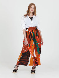 LILIUM midi skirt with extra band on waist back