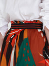 LILIUM midi skirt with extra band on waist back