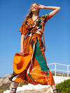 LILIUM midi skirt with extra band on waist back