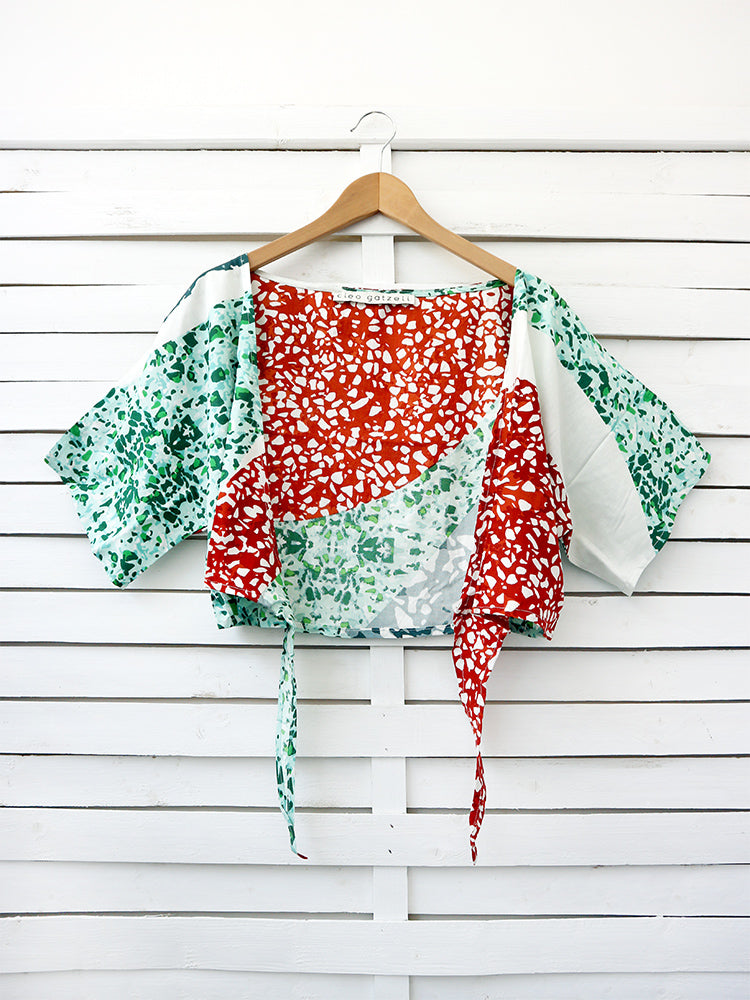 TERRAZZO tie front top