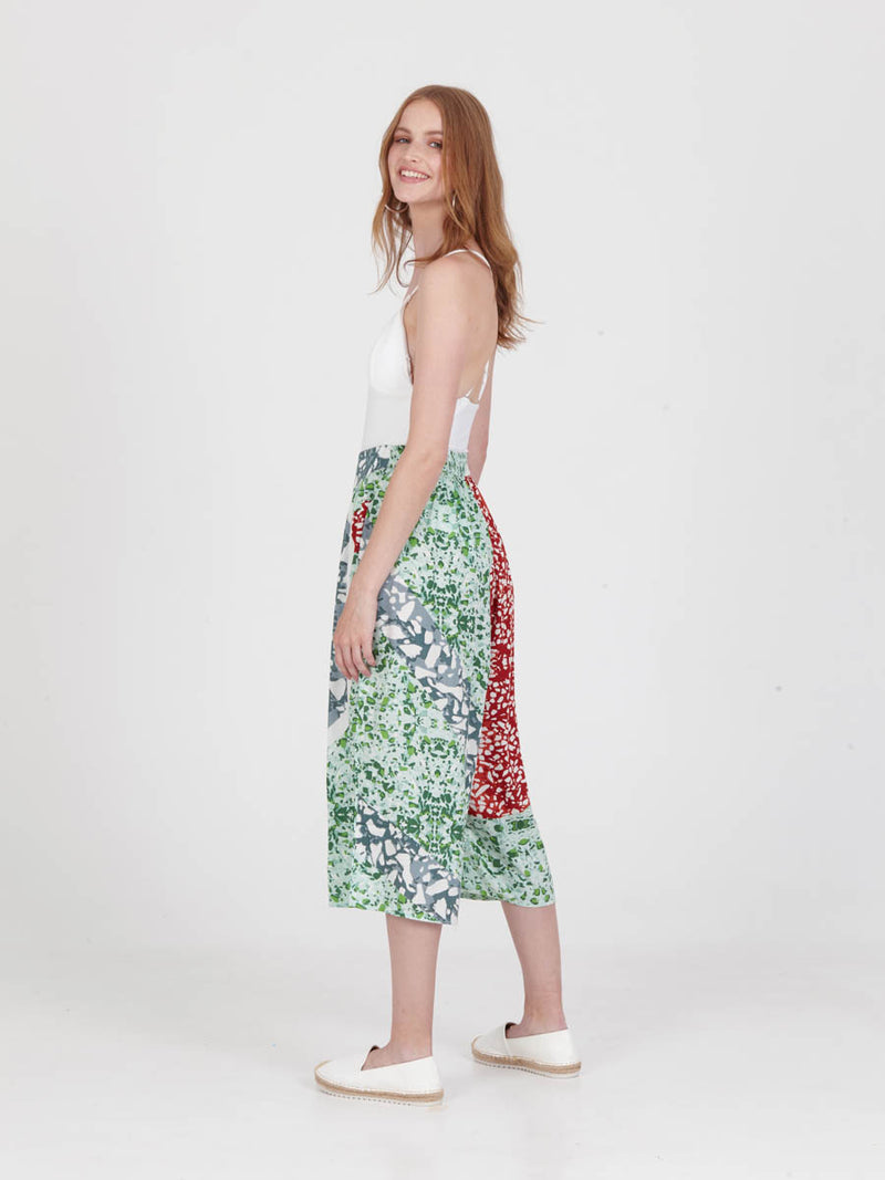 TERRAZZO wide leg culotte