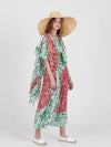 TERRAZZO midi skirt with extra band on waist back